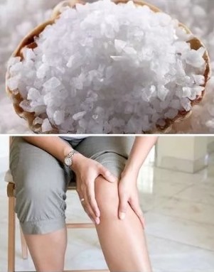 Salt in the treatment of knee